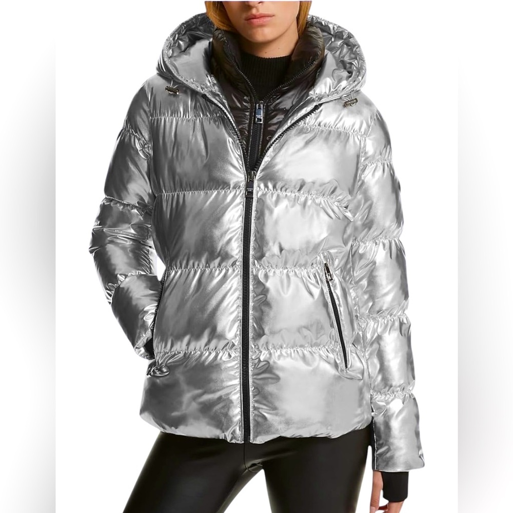 34-25 NWT Michael Kors Metallic Jacket